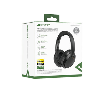 Handsfree Bluetooth Acefast H6, A2DP, ANC, Crni