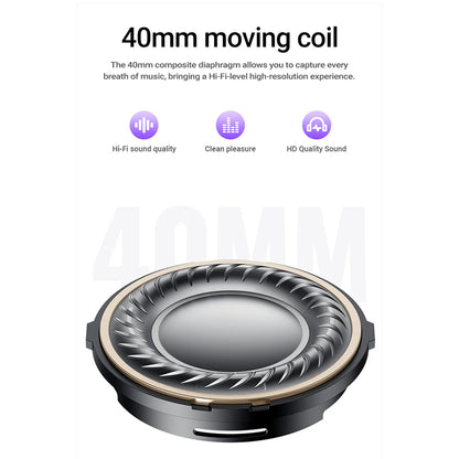 Handsfree Bluetooth Acefast H8, A2DP, ANC, Ljubičasta