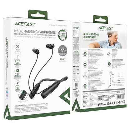 Handsfree Bluetooth Acefast N4, A2DP, Crni