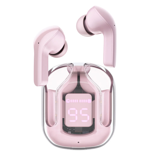 Handsfree Bluetooth Acefast T6, TWS, Roze