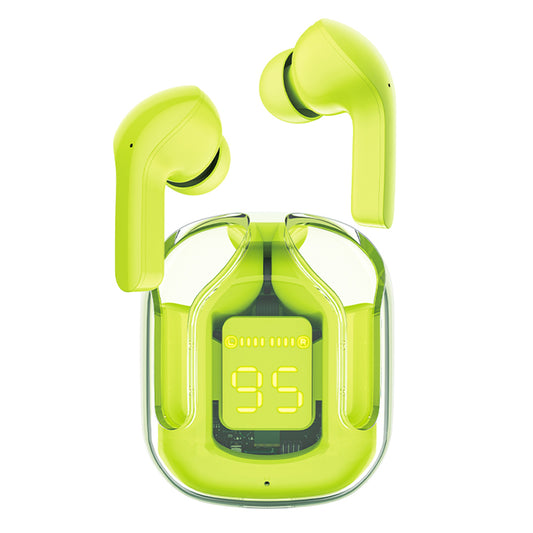Handsfree Bluetooth Acefast T6, TWS, Zeleno