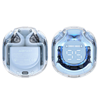 Handsfree Bluetooth Acefast T8, TWS, Plavi