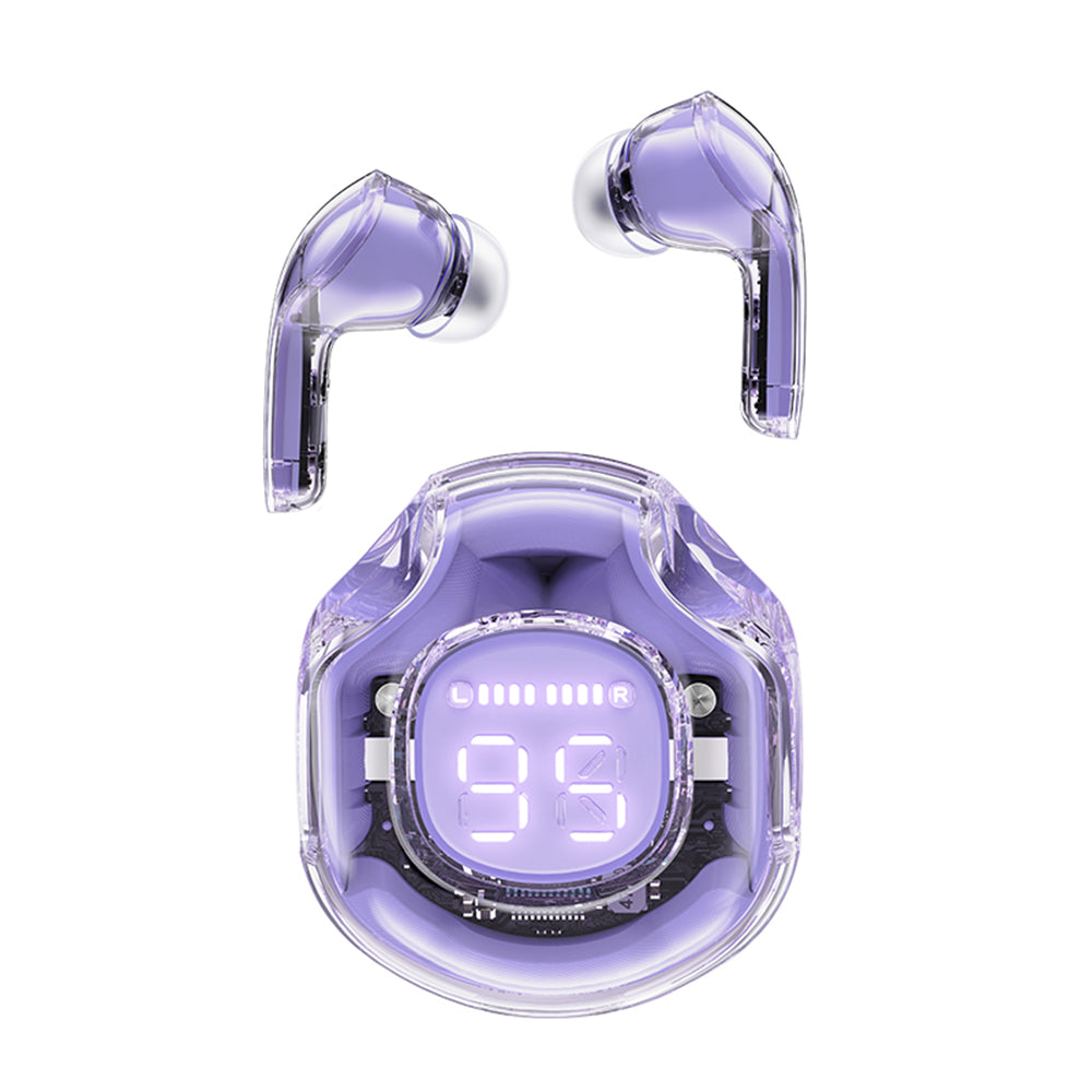 Handsfree Bluetooth Acefast T8, TWS, Ljubičasta