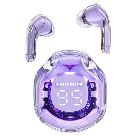 Handsfree Bluetooth Acefast T8, TWS, Ljubičasta