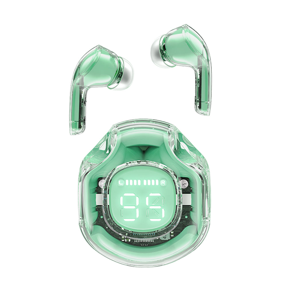 Handsfree Bluetooth Acefast T8, TWS, Zelene