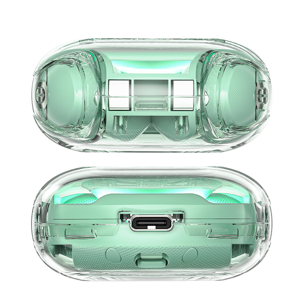 Handsfree Bluetooth Acefast T8, TWS, Zelene