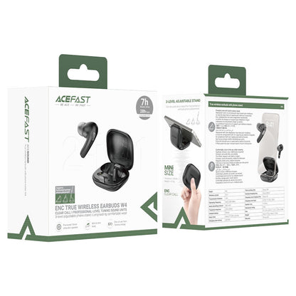 Handsfree Bluetooth Acefast W4, TWS, Crni