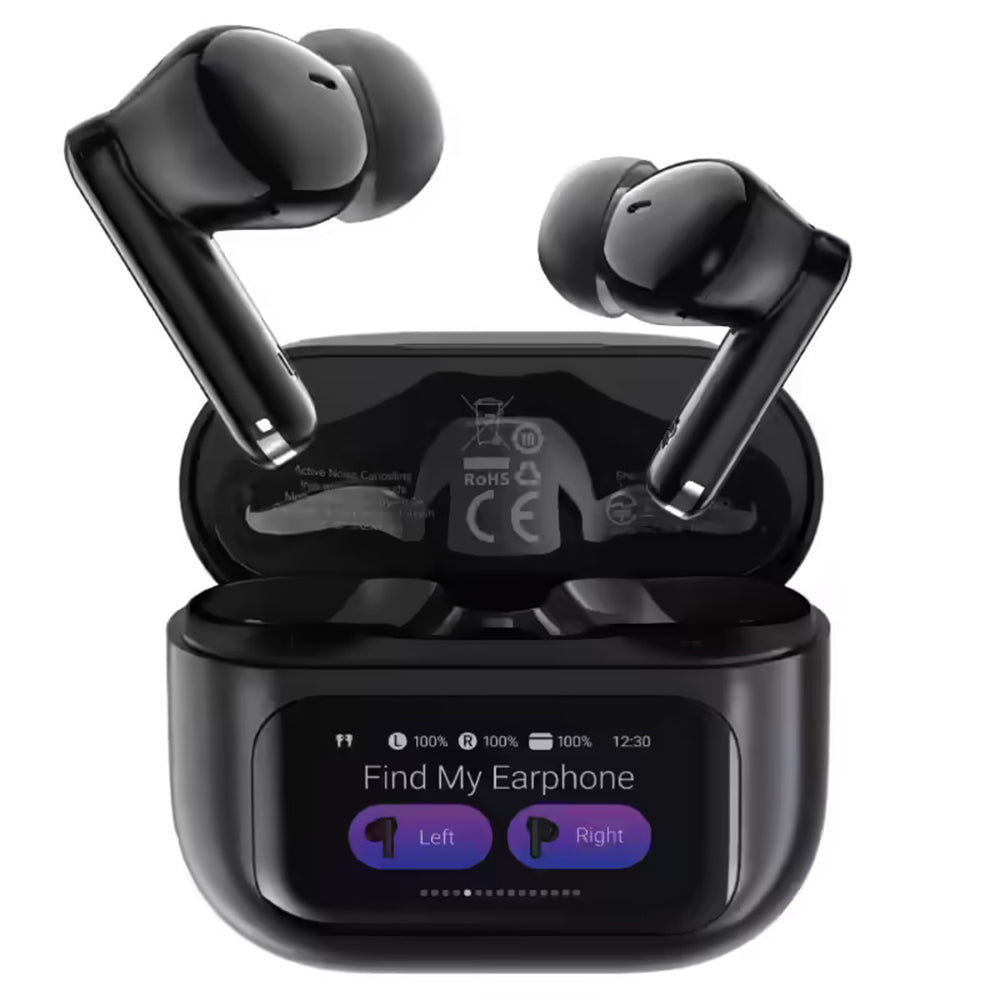 Handsfree Bluetooth Acefast W6, TWS, ANC, Crni