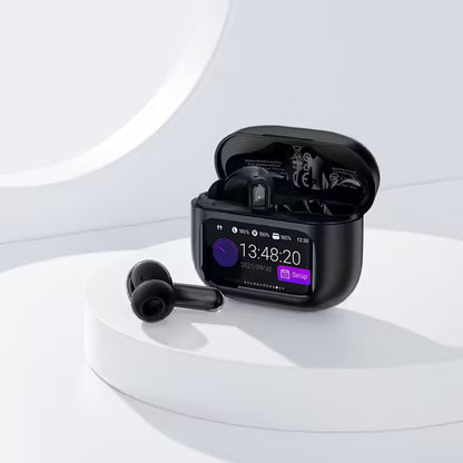 Handsfree Bluetooth Acefast W6, TWS, ANC, Crni