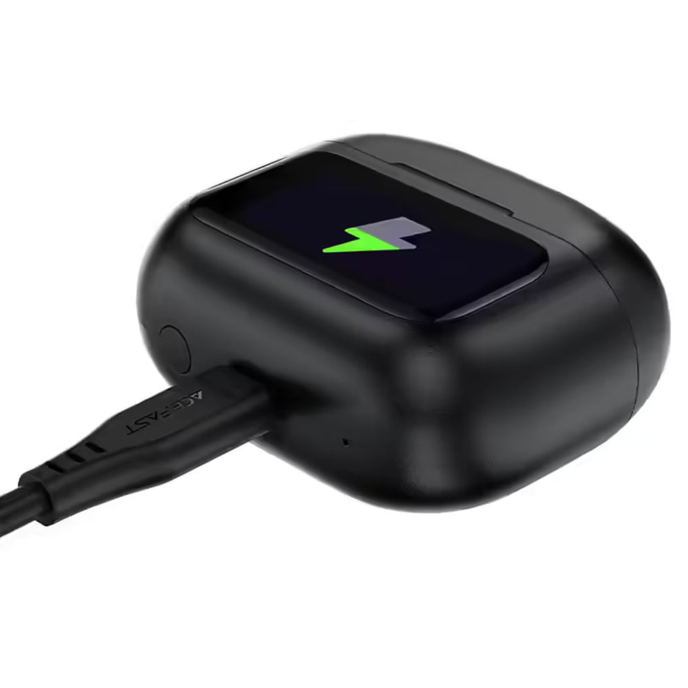 Handsfree Bluetooth Acefast W6, TWS, ANC, Crni