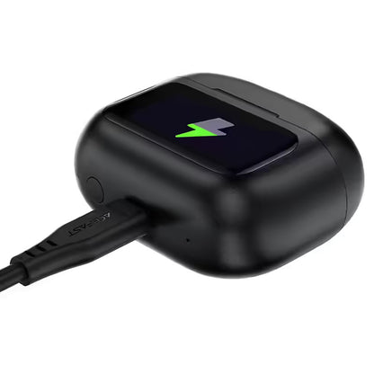 Handsfree Bluetooth Acefast W6, TWS, ANC, Crni