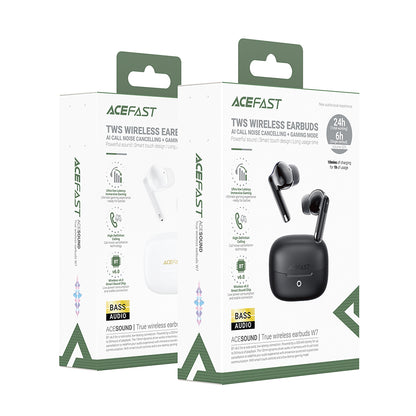 Handsfree Bluetooth Acefast W7, TWS, Crni