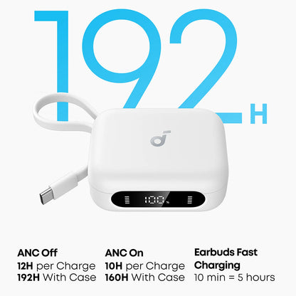 Handsfree Bluetooth Anker P41i, TWS, ANC, Beli A3937G21