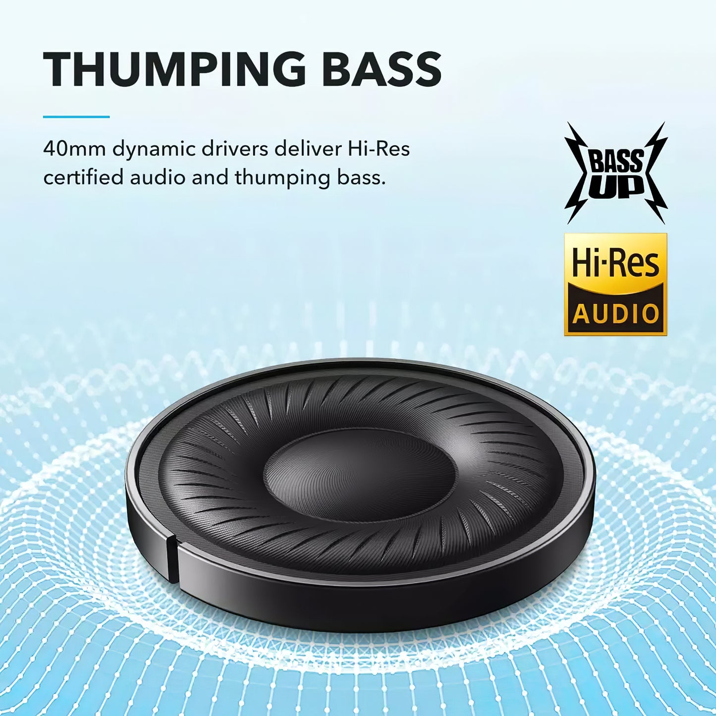 Handsfree Bluetooth Anker Soundcore Life Q20i, Multipoint, A2DP, ANC, Plavi A3004G31