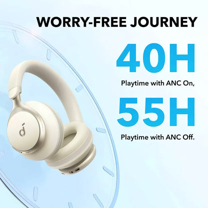 Handsfree Bluetooth Anker SoundCore Space On, Multipoint, A2DP, ANC, Bijeli A3035G21