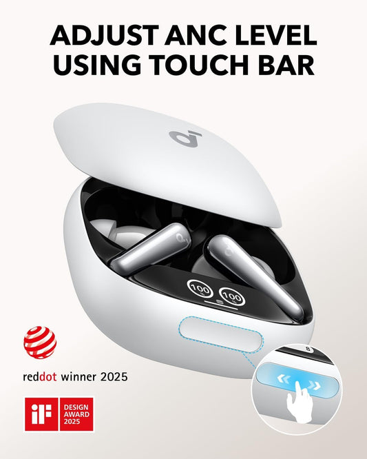 Handsfree Bluetooth Anker SoundCore Liberty 4 Pro, TWS, ANC, Bela A3954G21