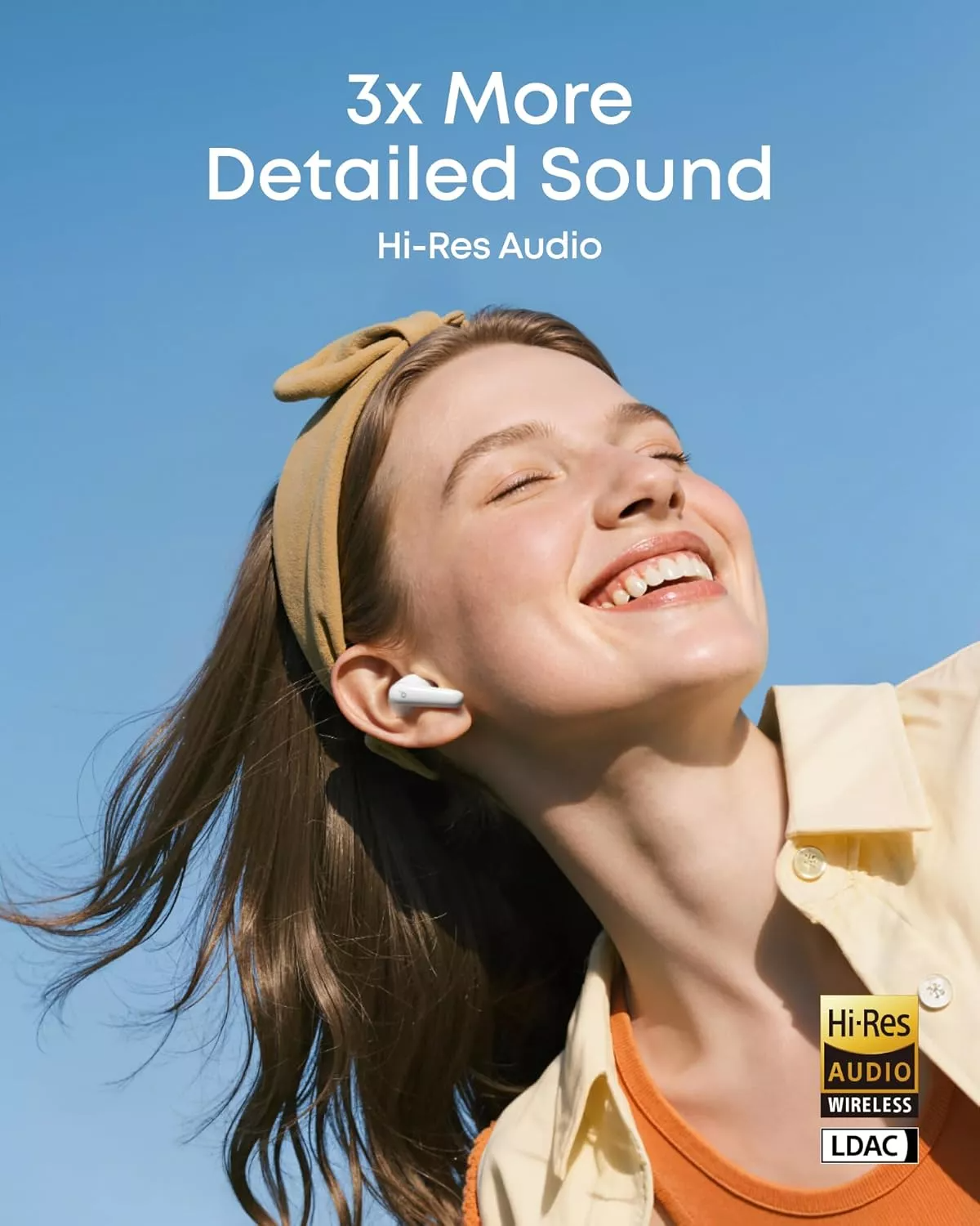 Handsfree Bluetooth Anker SoundCore R60i, TWS, ANC, Bela D1202G21