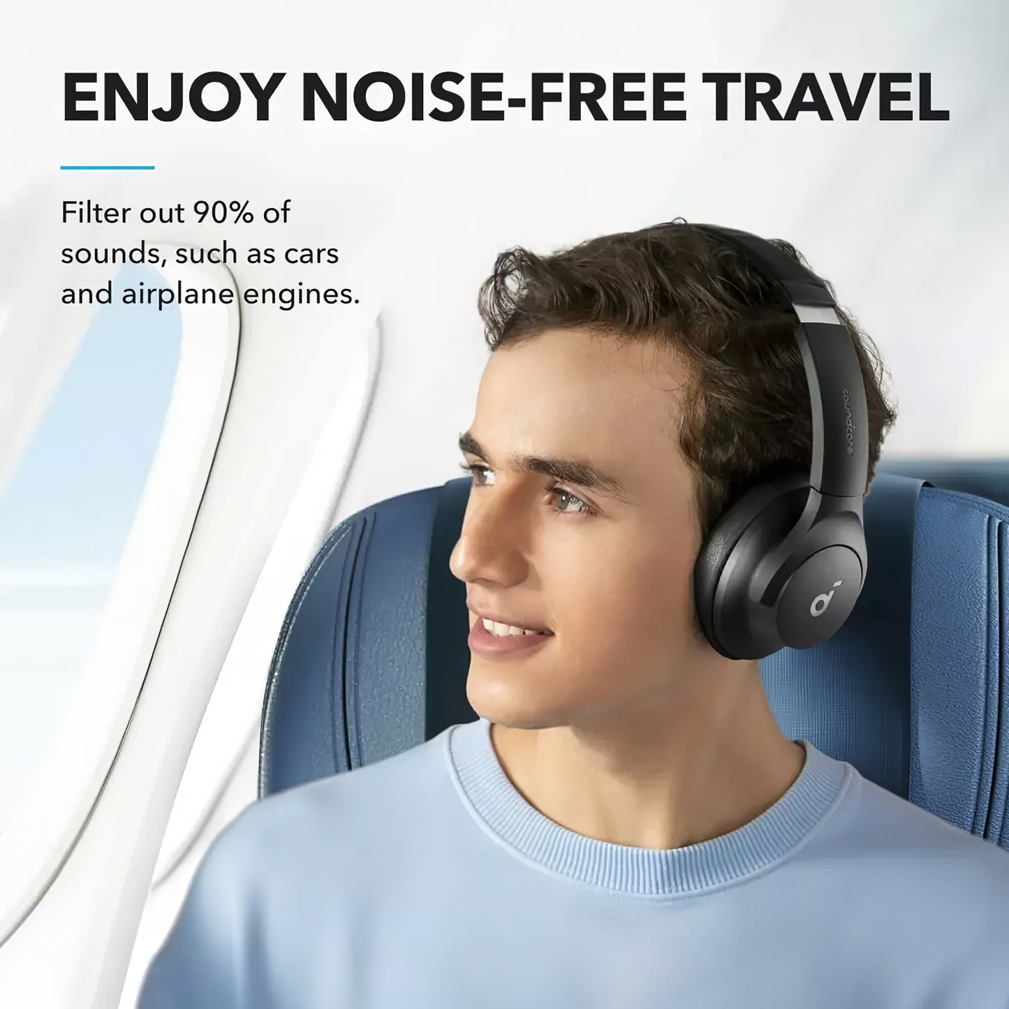 Handsfree Bluetooth Anker Soundcore Life Q20i, Multipoint, A2DP, ANC, Crni A3004G11