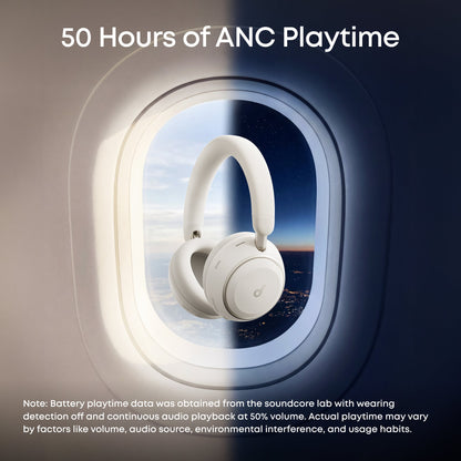 Handsfree Bluetooth Anker SoundCore Space 2, A2DP, ANC, Bela D1402G21