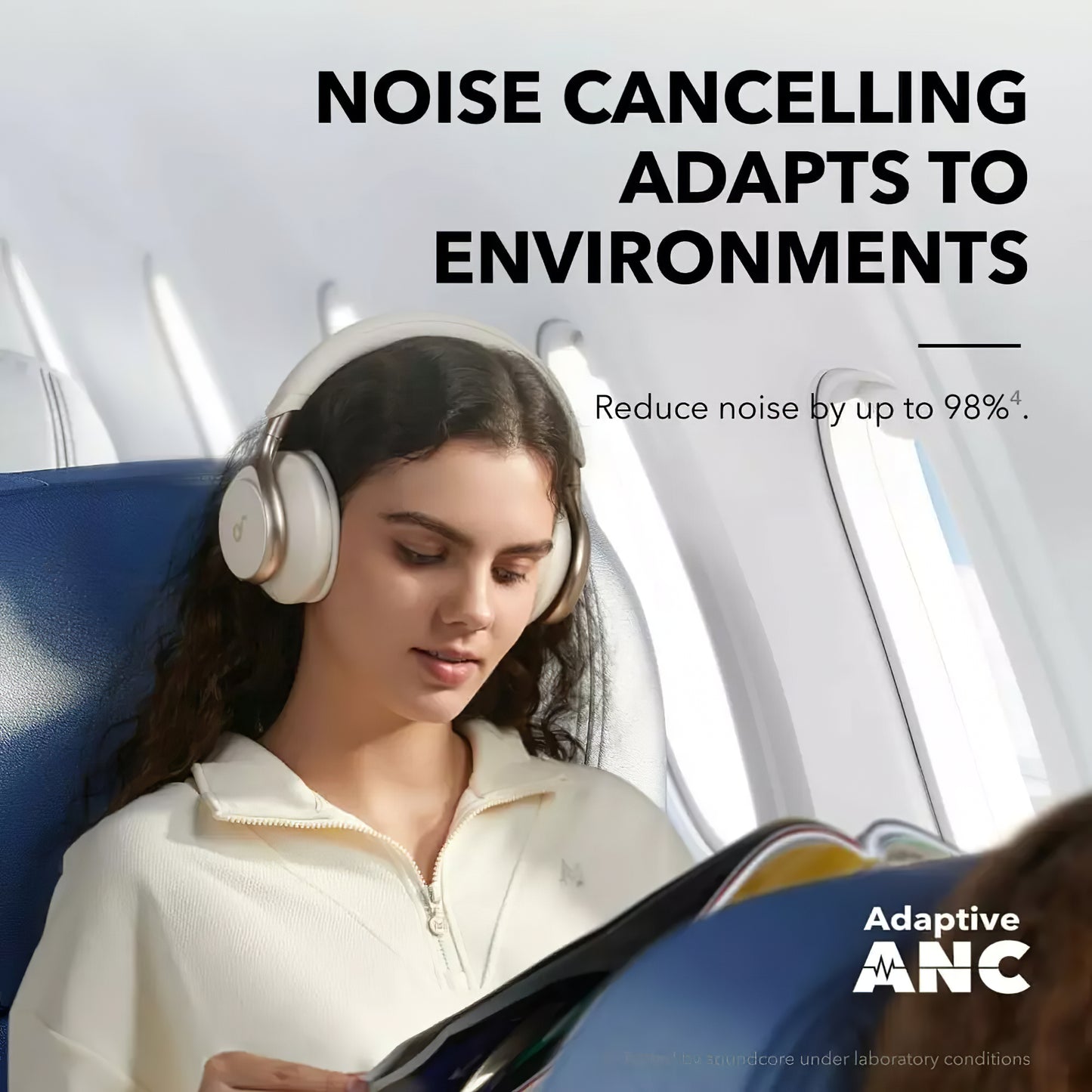 Handsfree Bluetooth Anker SoundCore Space On, Multipoint, A2DP, ANC, Bijeli A3035G21