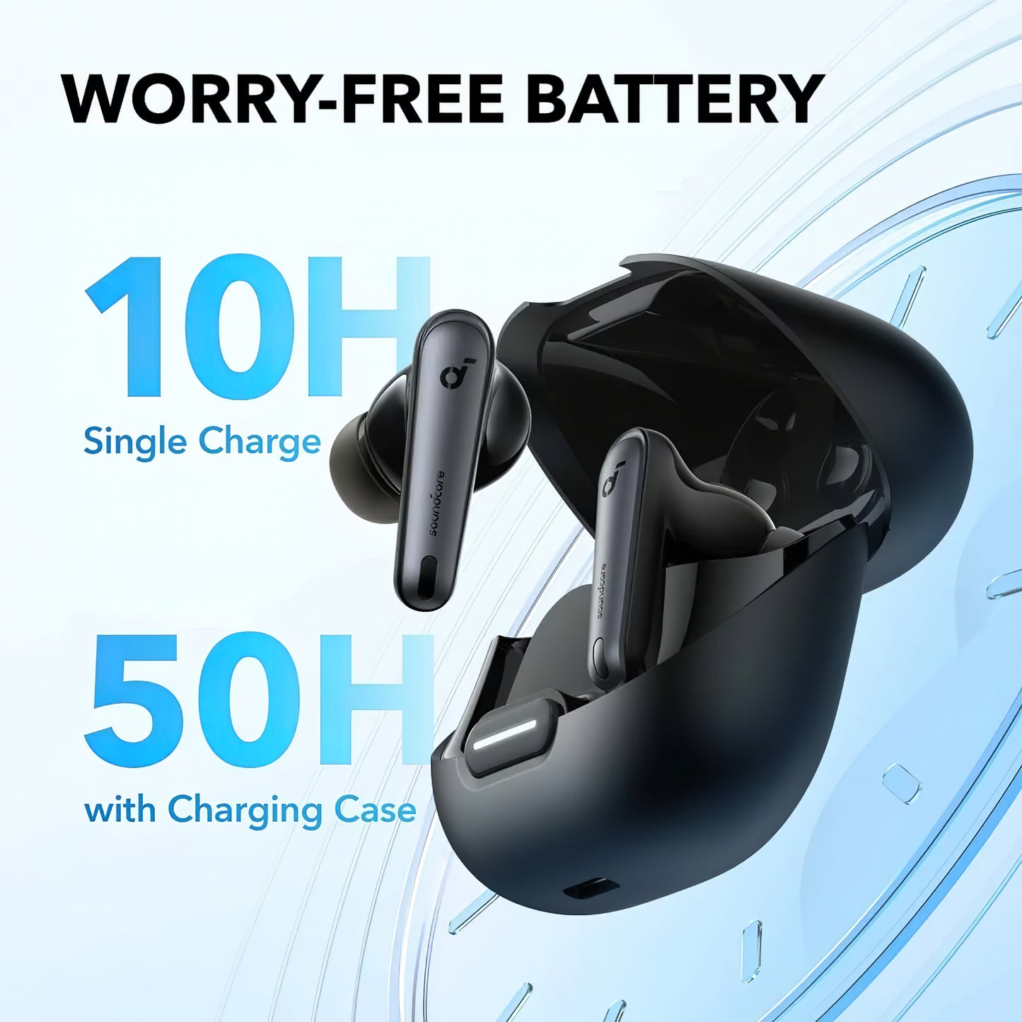 Bluetooth Handsfree Anker SoundCore Liberty 4 NC, TWS, ANC, MultiPoint, Black A3947G11 