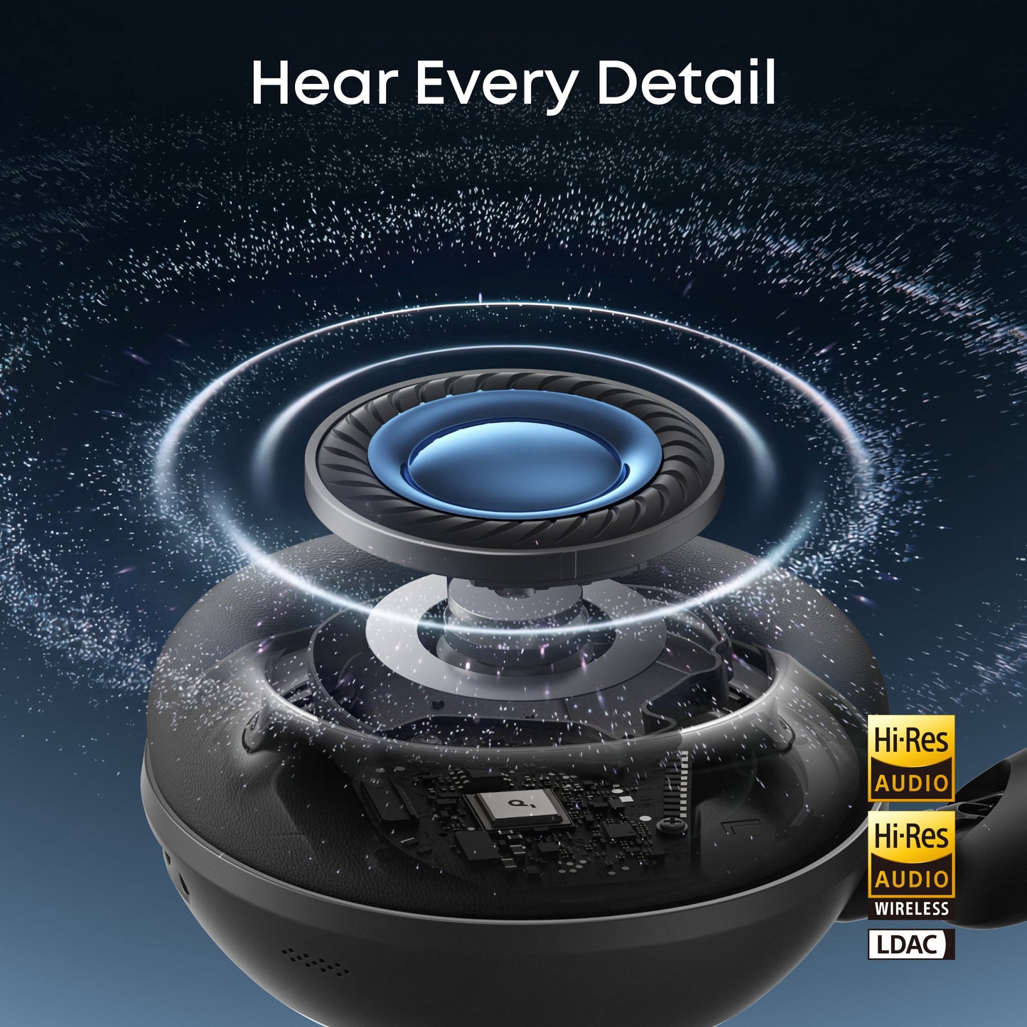 Handsfree Bluetooth Anker SoundCore Space 2, A2DP, ANC, Crna D1402G11