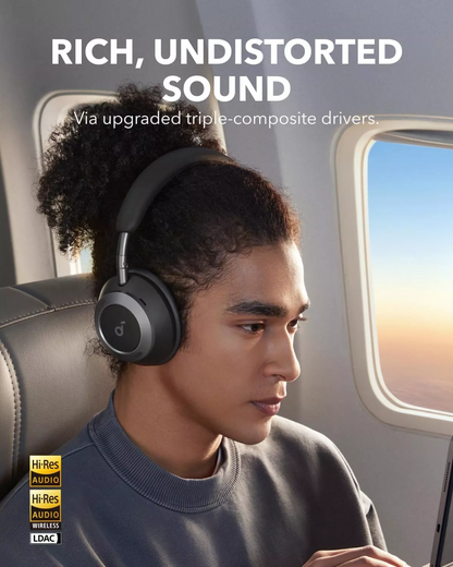 Handsfree Bluetooth Anker Soundcore Space One Pro, A2DP, ANC, Crni A3062G11