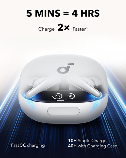Handsfree Bluetooth Anker Soundcore Liberty 4 Pro, TWS, ANC, Beli A3954G21