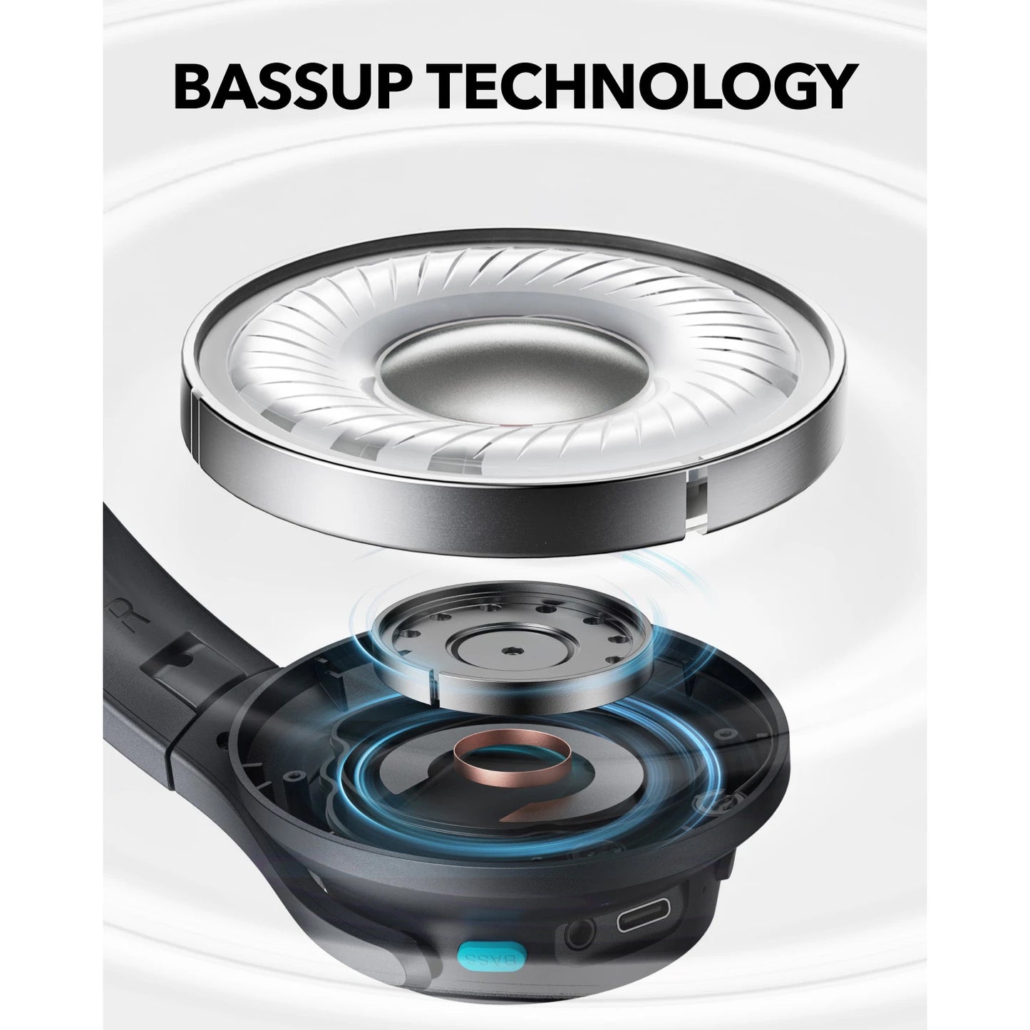 Handsfree Bluetooth Anker Soundcore Q11i, MultiPoint, A2DP, Sivi A3005GA1