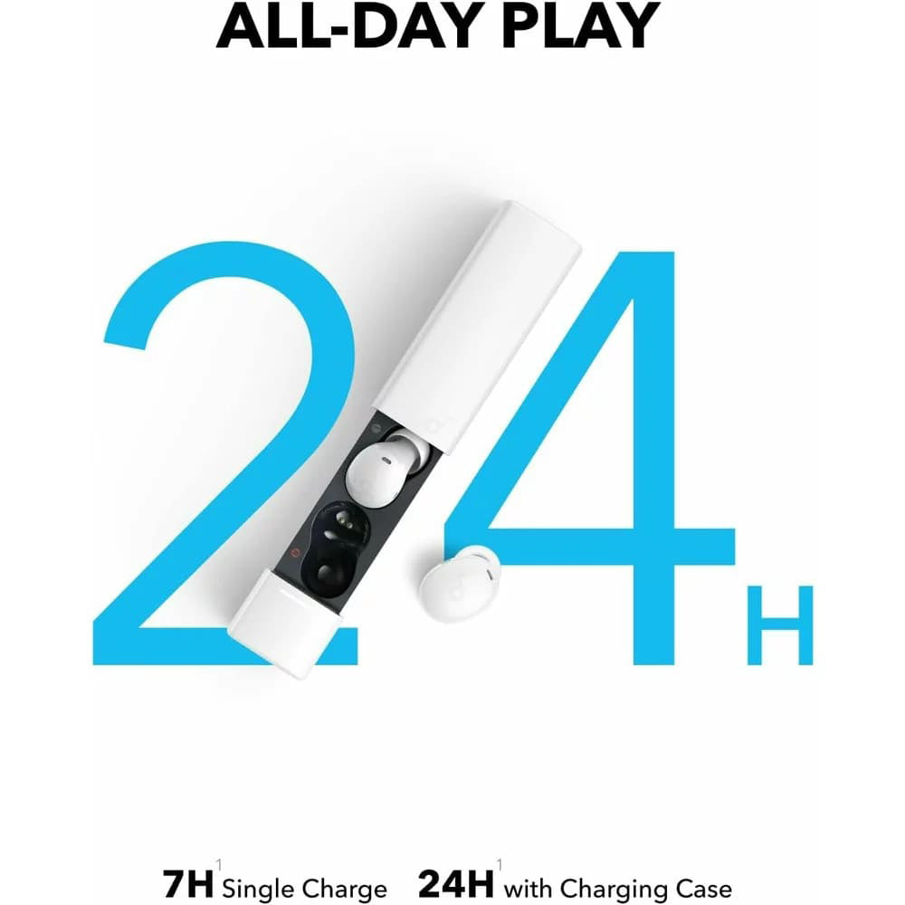 Handsfree Bluetooth Anker SoundCore A30i, TWS, Bela A3958G21