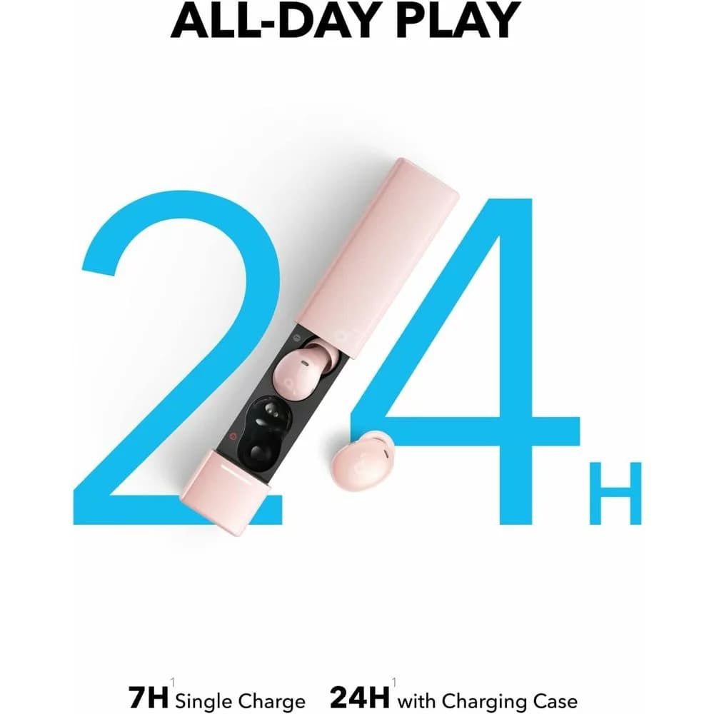 Handsfree Bluetooth Anker SoundCore A30i, TWS, Roze A3958G51