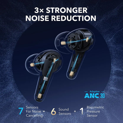 Handsfree Bluetooth Anker SoundCore Liberty 4 Pro NC, TWS, ANC, Crni A3954GF1