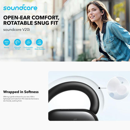 Handsfree Bluetooth Anker SoundCore V20i, TWS, Bela A3876G21