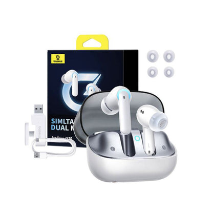 Handsfree Bluetooth Baseus AeQur G10, TWS, Bela A00055400221-00