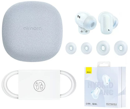 Handsfree Bluetooth Baseus AirNora 2, TWS, ANC, Plava NGTW320203
