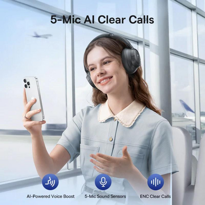 Handsfree Bluetooth Baseus Bass BH1 NC, MultiPoint, A2DP, ANC, Crni A0203703