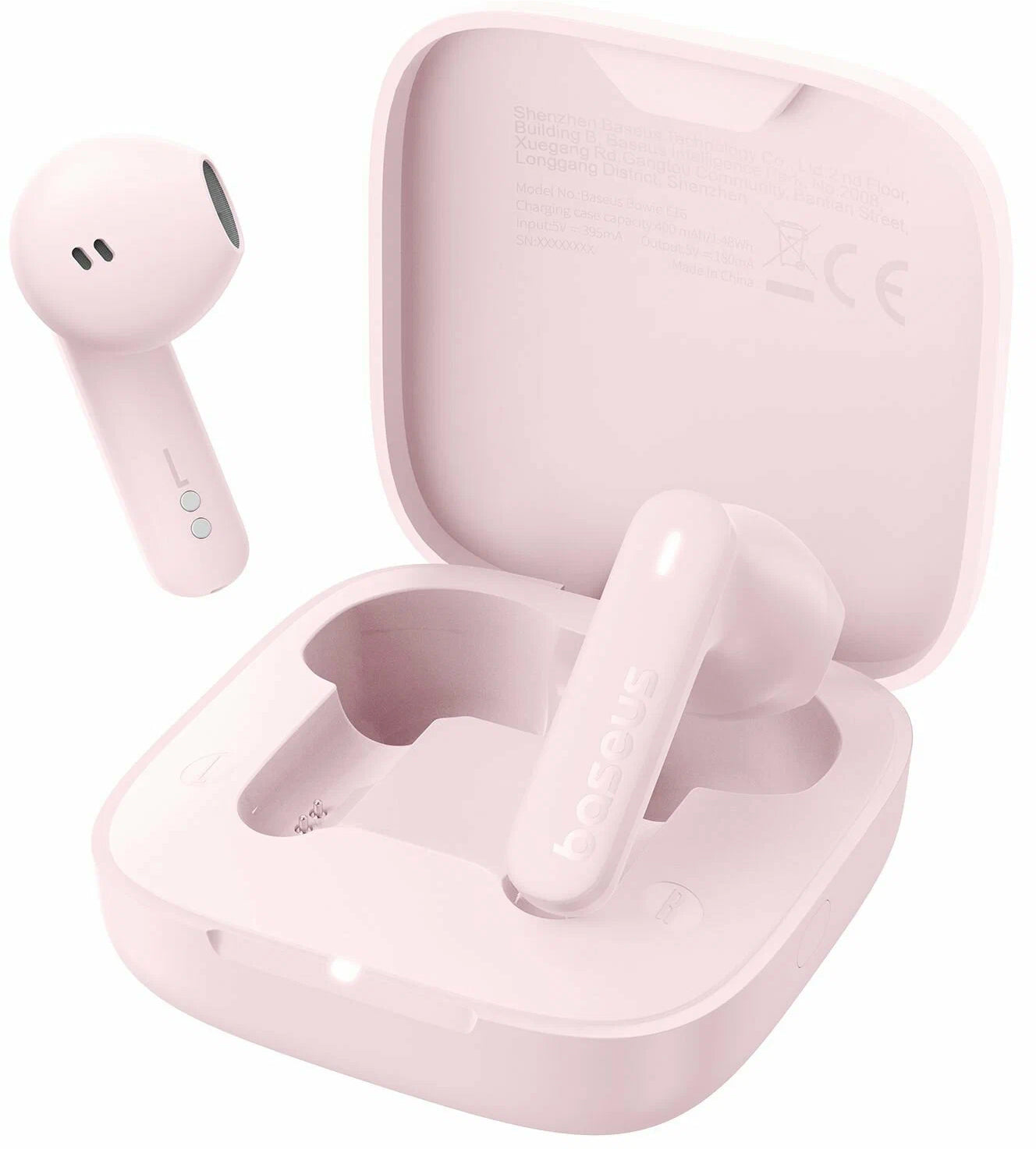 Handsfree Bluetooth Baseus Bowie E16, TWS, Roze A00061900413-01