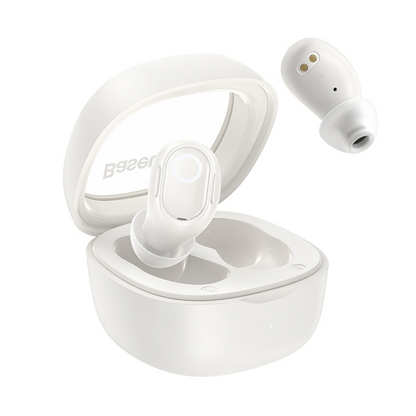 Handsfree Bluetooth Baseus Bowie WM02, TWS, Belo, Obnovljeno NGTW370202