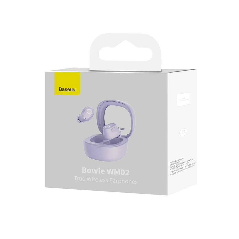 Handsfree Bluetooth Baseus Bowie WM02, TWS, Ljubičasta NGTW370205