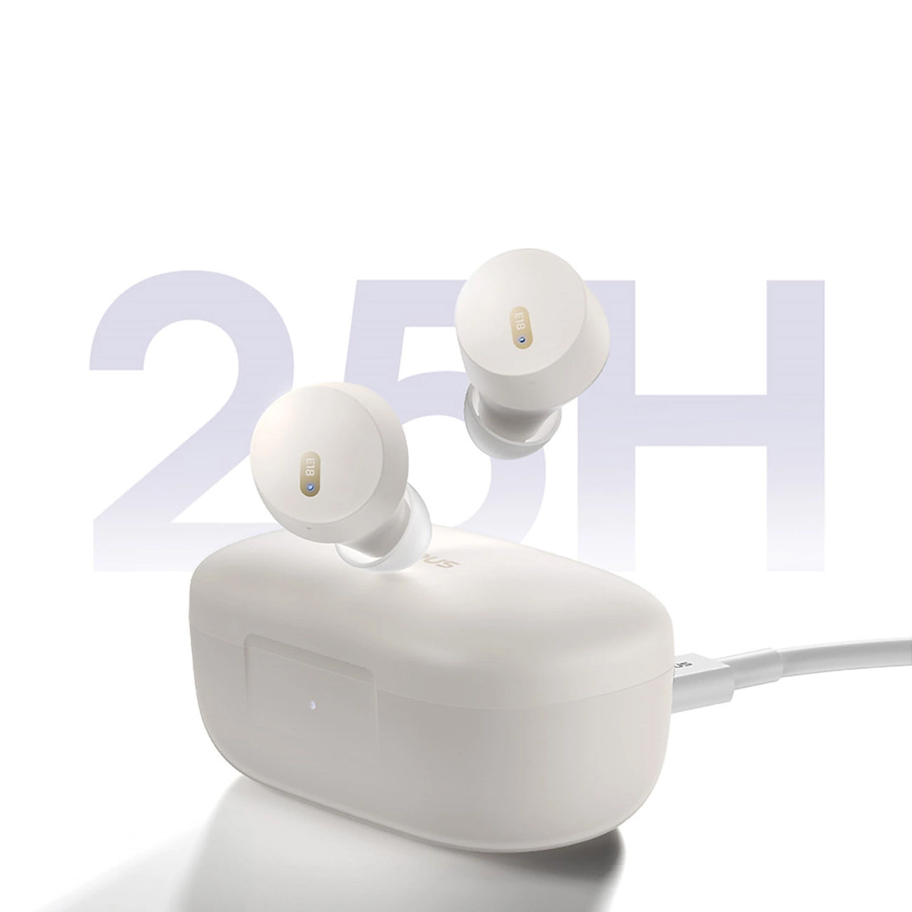 Handsfree Bluetooth Baseus Bowie E18, TWS, White A00023800223-00 