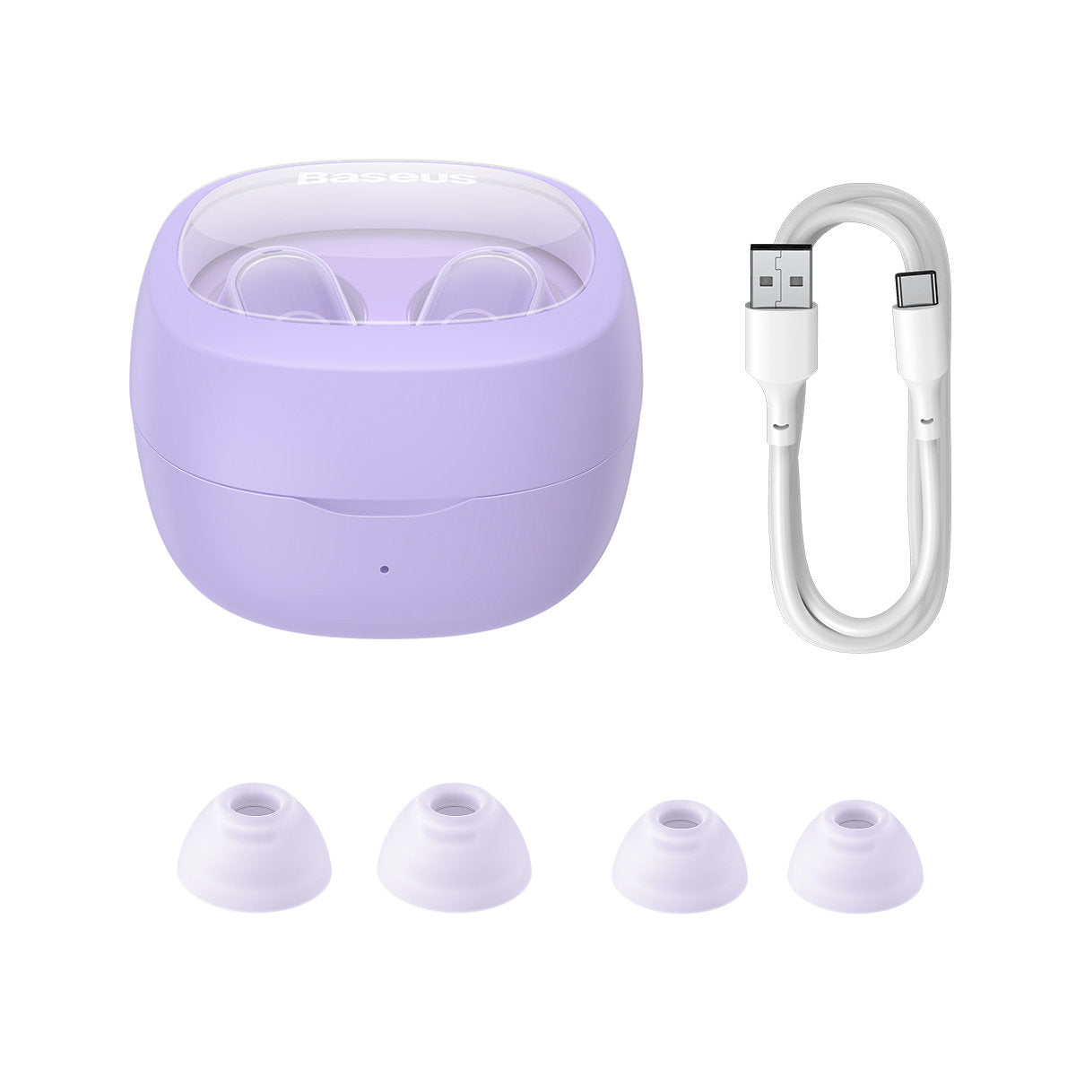 Handsfree Bluetooth Baseus Bowie WM02, TWS, Ljubičasta NGTW370205