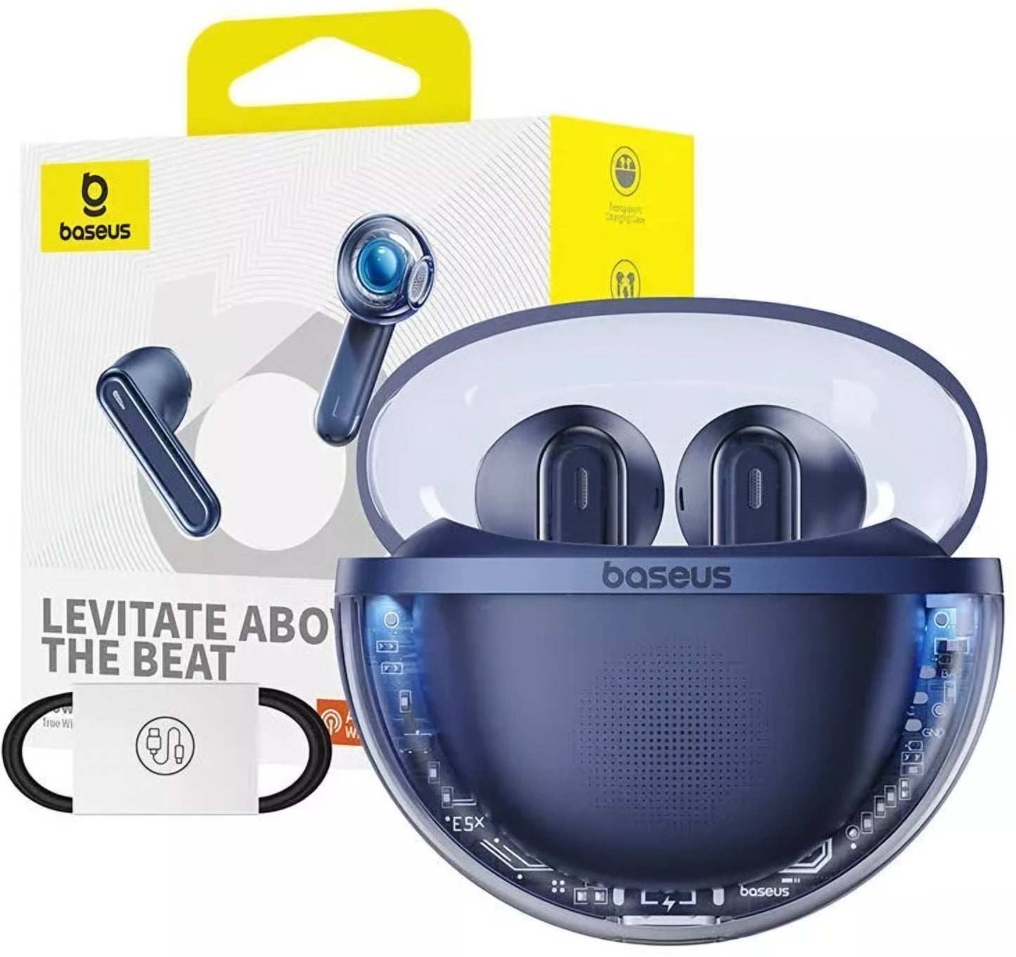 Handsfree Bluetooth Baseus Bowie E5x, TWS, Plavi A00060101323-00