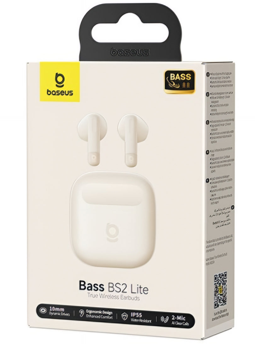 Handsfree Bluetooth Baseus Bowie Bass BS2 Lite, TWS, Roze A0010A07