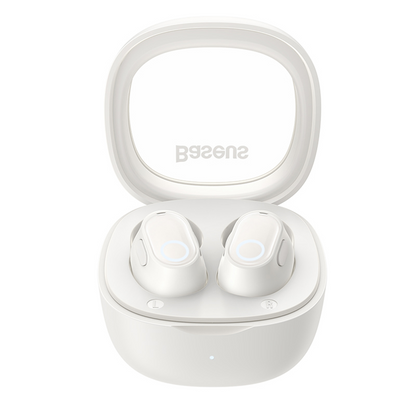 Handsfree Bluetooth Baseus Bowie WM02, TWS, Belo, Obnovljeno NGTW370202