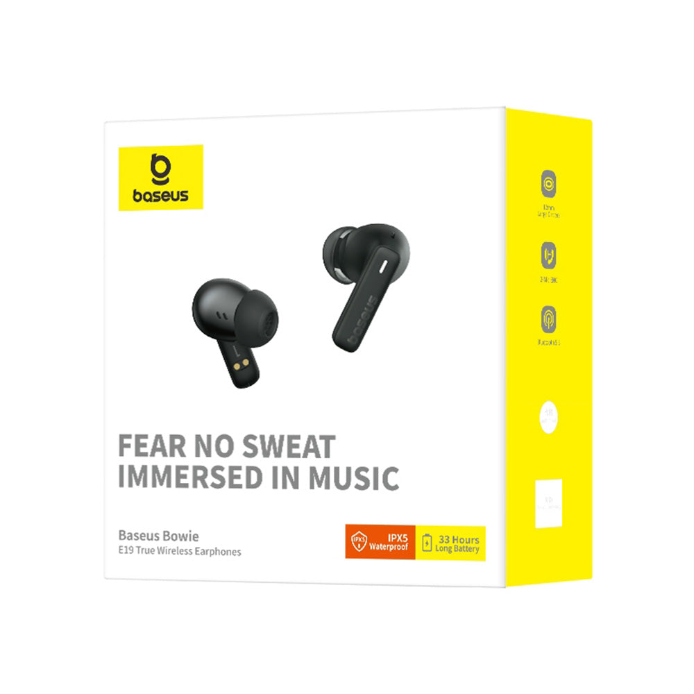 Handsfree Bluetooth Baseus Bowie E19, TWS, Crni A00069600113-00