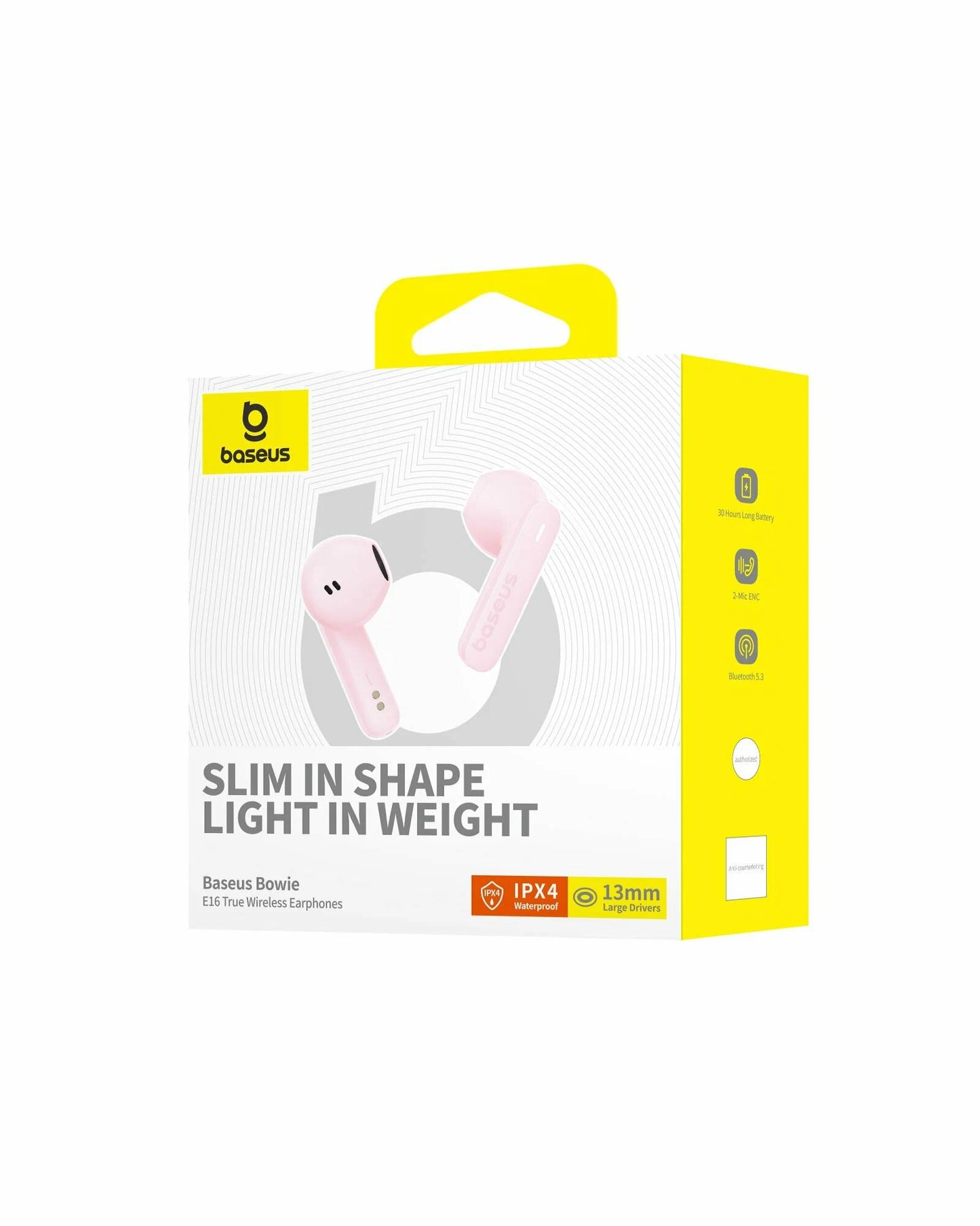 Handsfree Bluetooth Baseus Bowie E16, TWS, Roze A00061900413-01
