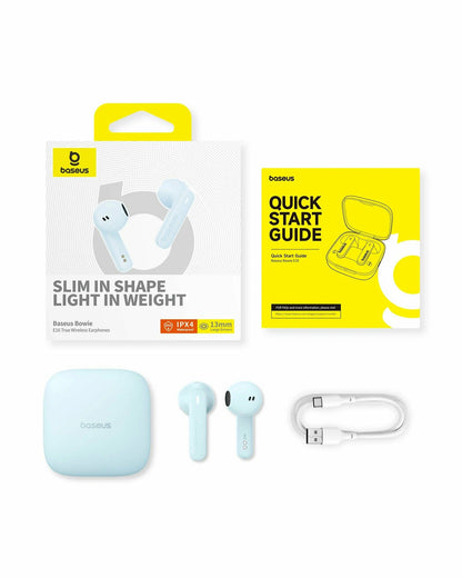 Handsfree Bluetooth Baseus Bowie E16, TWS, Plavi A00061900313-01