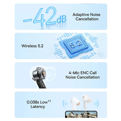 Handsfree Bluetooth Baseus Bowie M2, TWS, Beli A00024000221-Z1