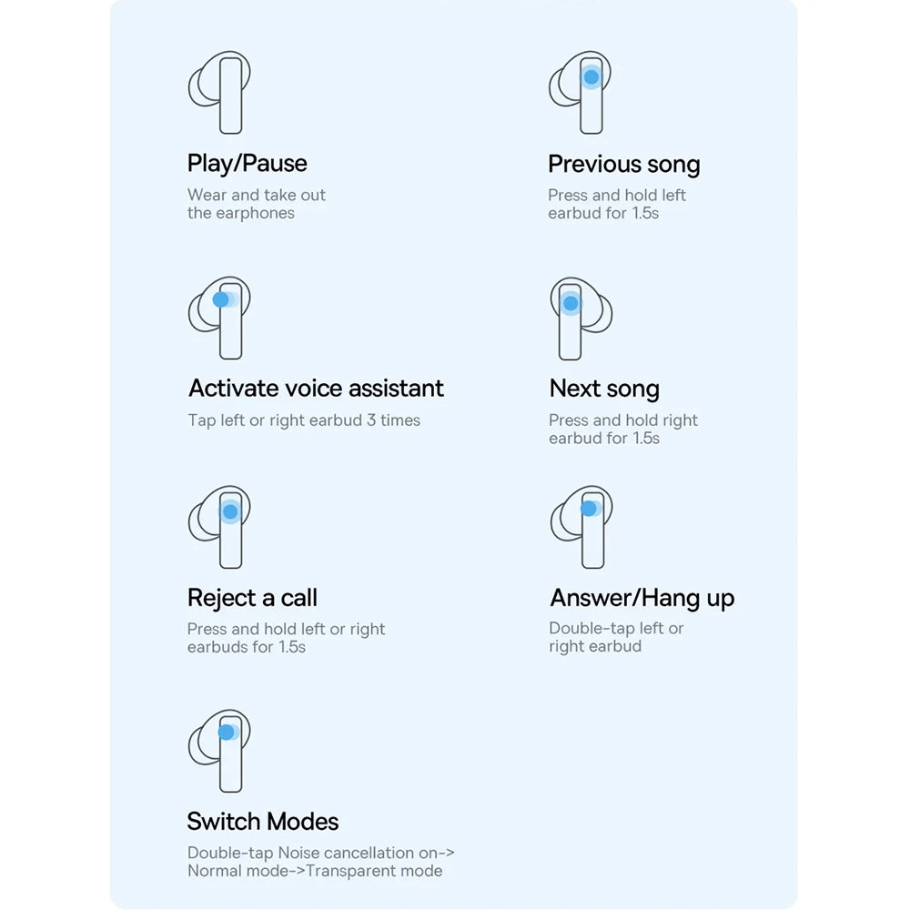 Handsfree Bluetooth Baseus Bowie M2, TWS, Beli A00024000221-Z1