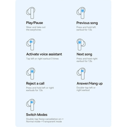 Handsfree Bluetooth Baseus Bowie M2, TWS, Beli A00024000221-Z1